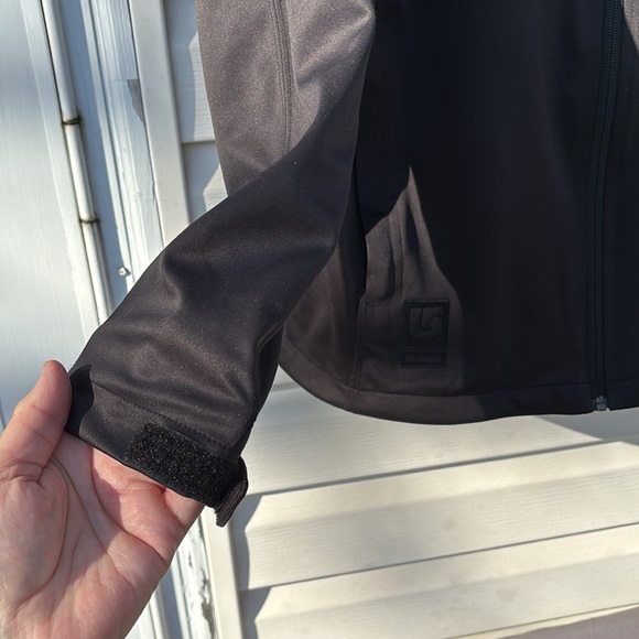 BURTON WIND STOPPER GORTEX MEN’S BLACK JACKET-L - Picture 3 of 9